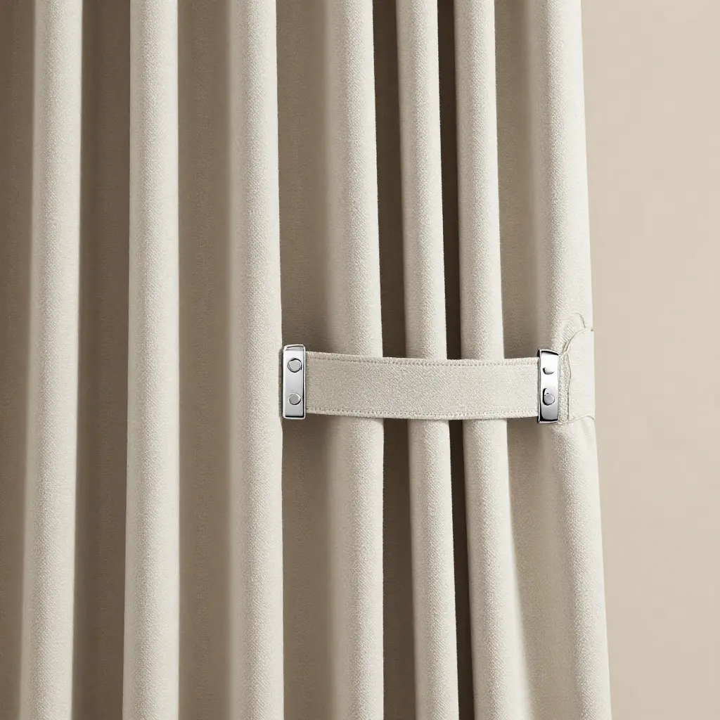 Elegant curtain installation showcasing our craftsmanship